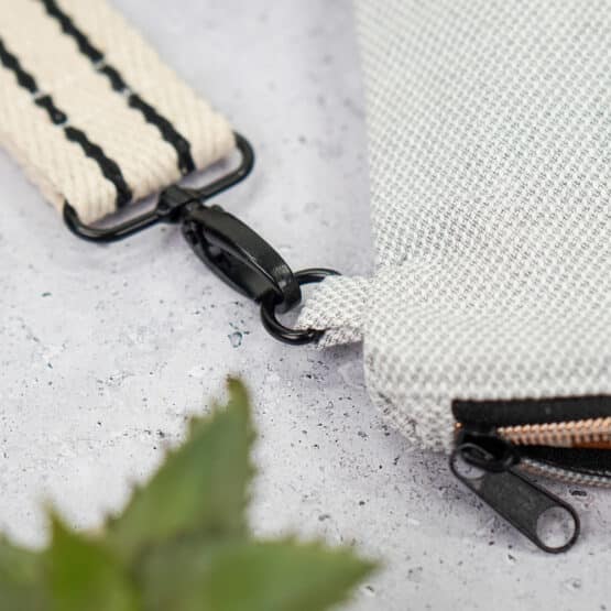 DIY Stoffe Inspiration - Tablettasche - Kunstleder - Jacquard Baumwollstoff