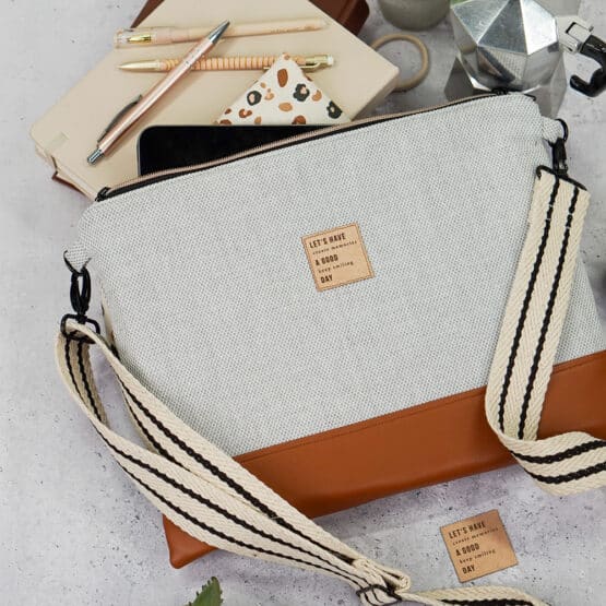 Diy Stoffe Inspiration 586d Tablettasche Kunstleder Jacquard Baumwollstoff