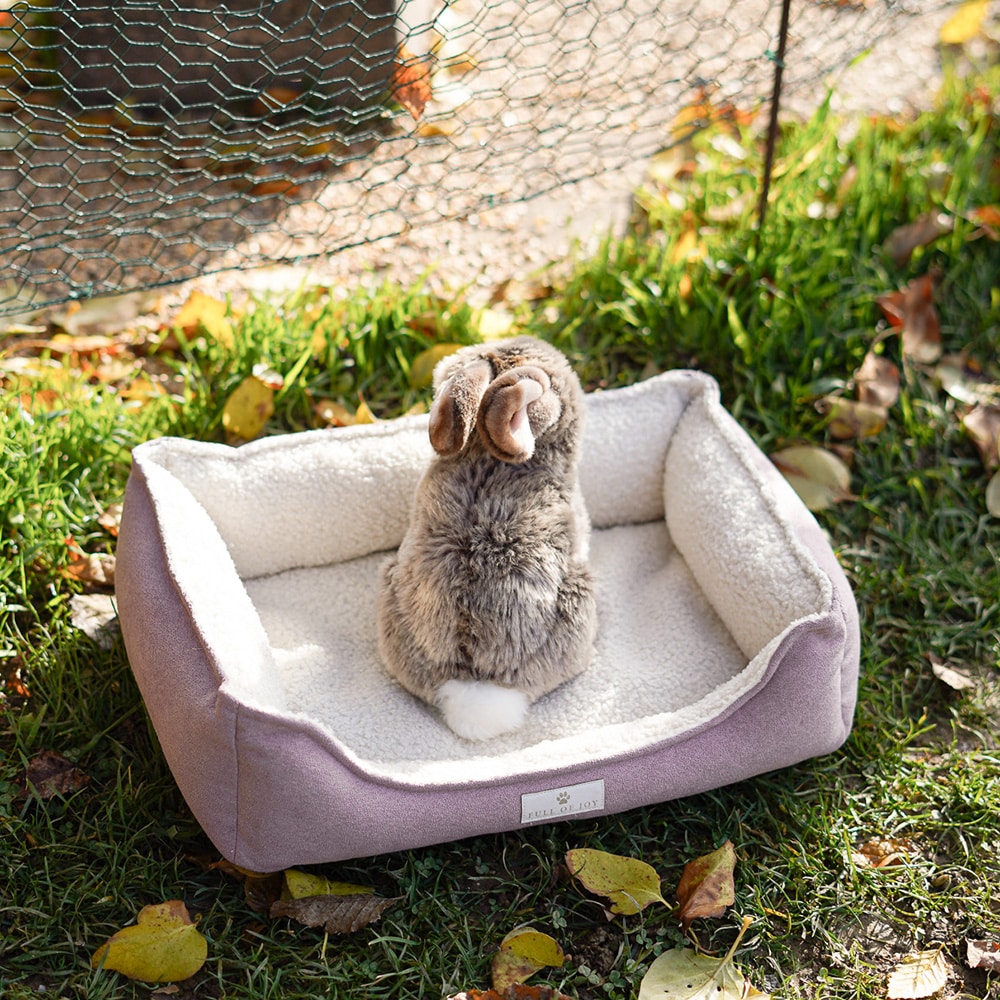 Diy Stoffe Inspiration 587d Hundekoerbchen Tierbett Tierkoerbchen Animal Kosmetiktasche Katzenkoerbchen Deko Boucle Cremeweiß Velours Dekostoff