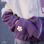 DIY Stoffe Outfit - Boucle Doubleface - Reißverschluss - Patch