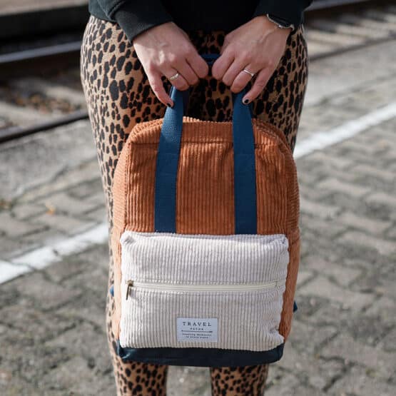DIY Stoffe Outfit - Cord - Label - Rucksack