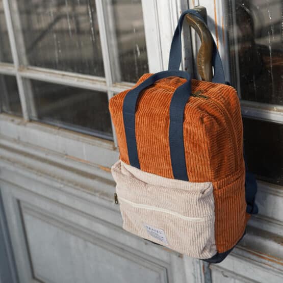 DIY Stoffe Outfit - Cord - Label - Rucksack