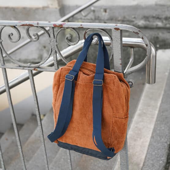 DIY Stoffe Outfit - Cord Rucksack