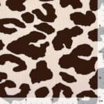 French Terry – Kuschelsweat – Leo – Natur Dunkelbraun – ORGANIC