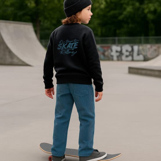 Hose Junge Breitcord Elastisch Dusk Blue Ki