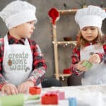 Kuechenhelfer Backen Lebkuchenfigur Label Mu Schuerze