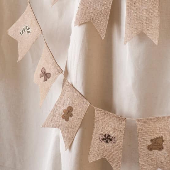 Labels Weihnachten Wimpelkette Mu