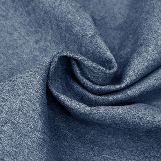 Velours Dekostoff – Smoky Jeansblau meliert