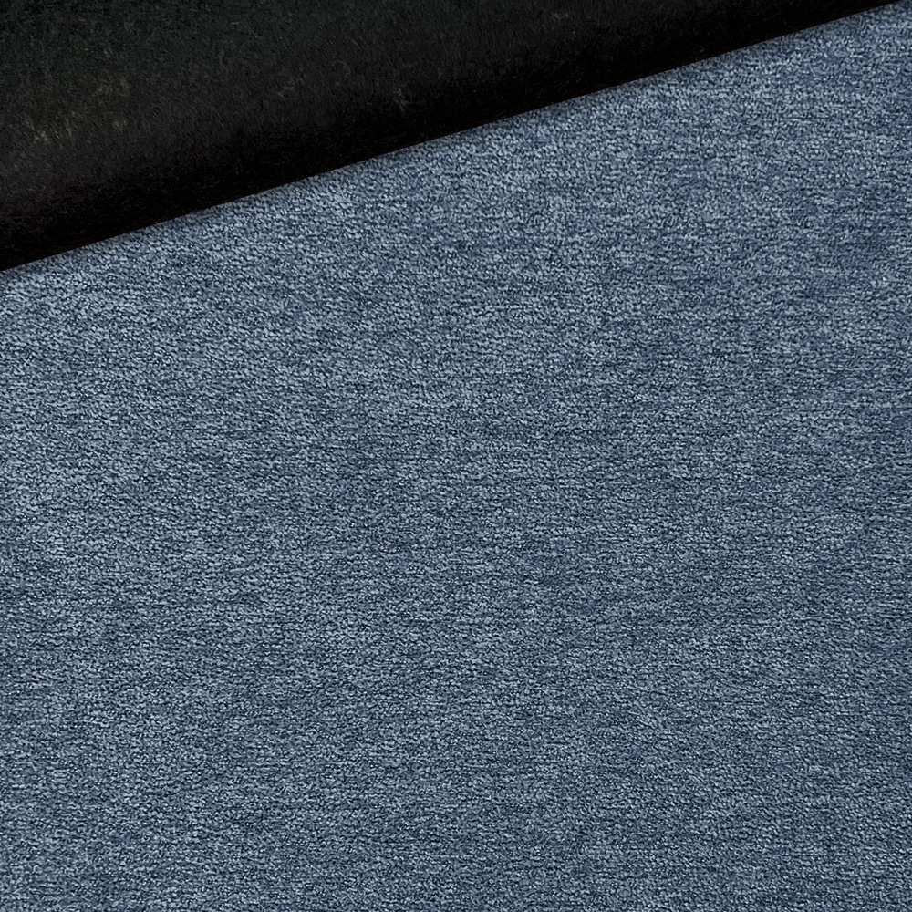 Velour Dekostoff Smoky Jeansblau Velour Dekostoff Smoky Jeansblau