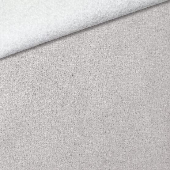 Velour Dekostoff Warm Light Grey 2