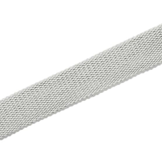 Baumwollmix – Gurtband – 30 mm – Helles Grau