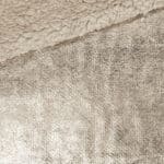 Teddyplüsch – Gold Foil – Sand Beige