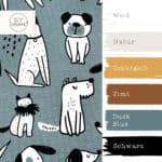 Farbkombi French Terry Hunde