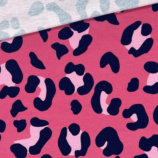 French Terry Sommersweat Leo Pink 2