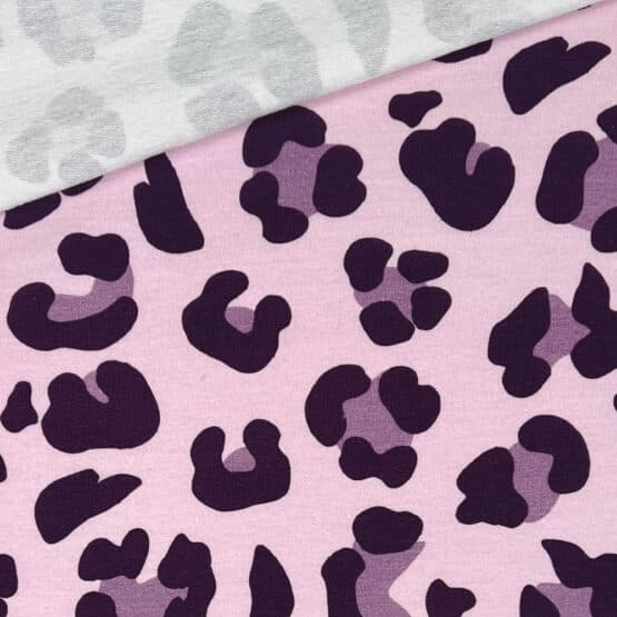 French Terry Sommersweat Leo Zartes Lavendel Rosa 2