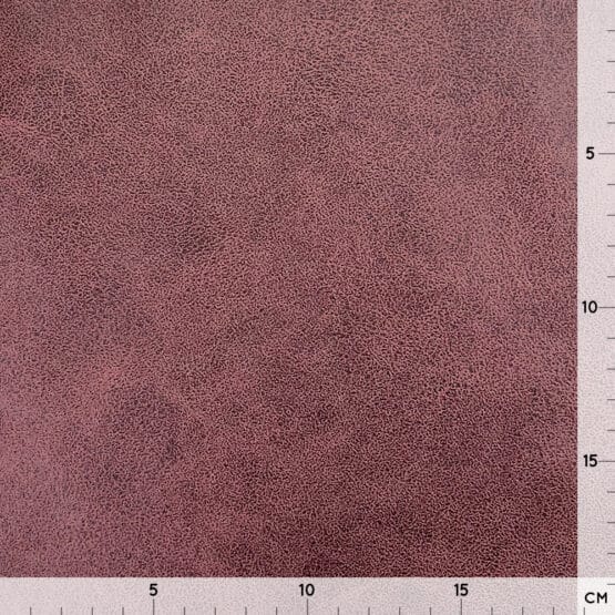 Kunstleder – Shiny Suede Look – Dunkles Antique Rose Strukturiert