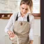 Kunstleder Label Lebkuchenfigur Mu