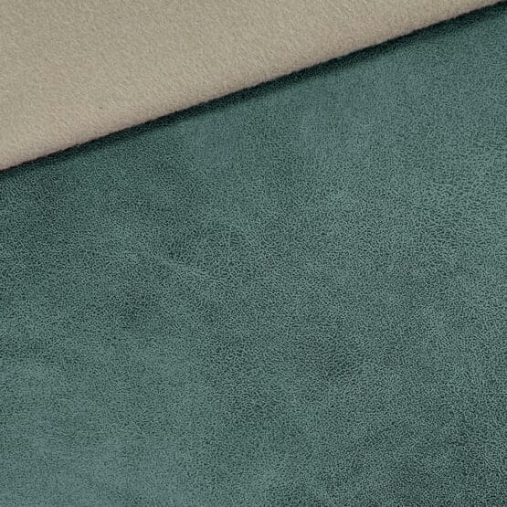Kunstleder Shiny Suede Look Dunkle Jade Salbei Strukturiert 2
