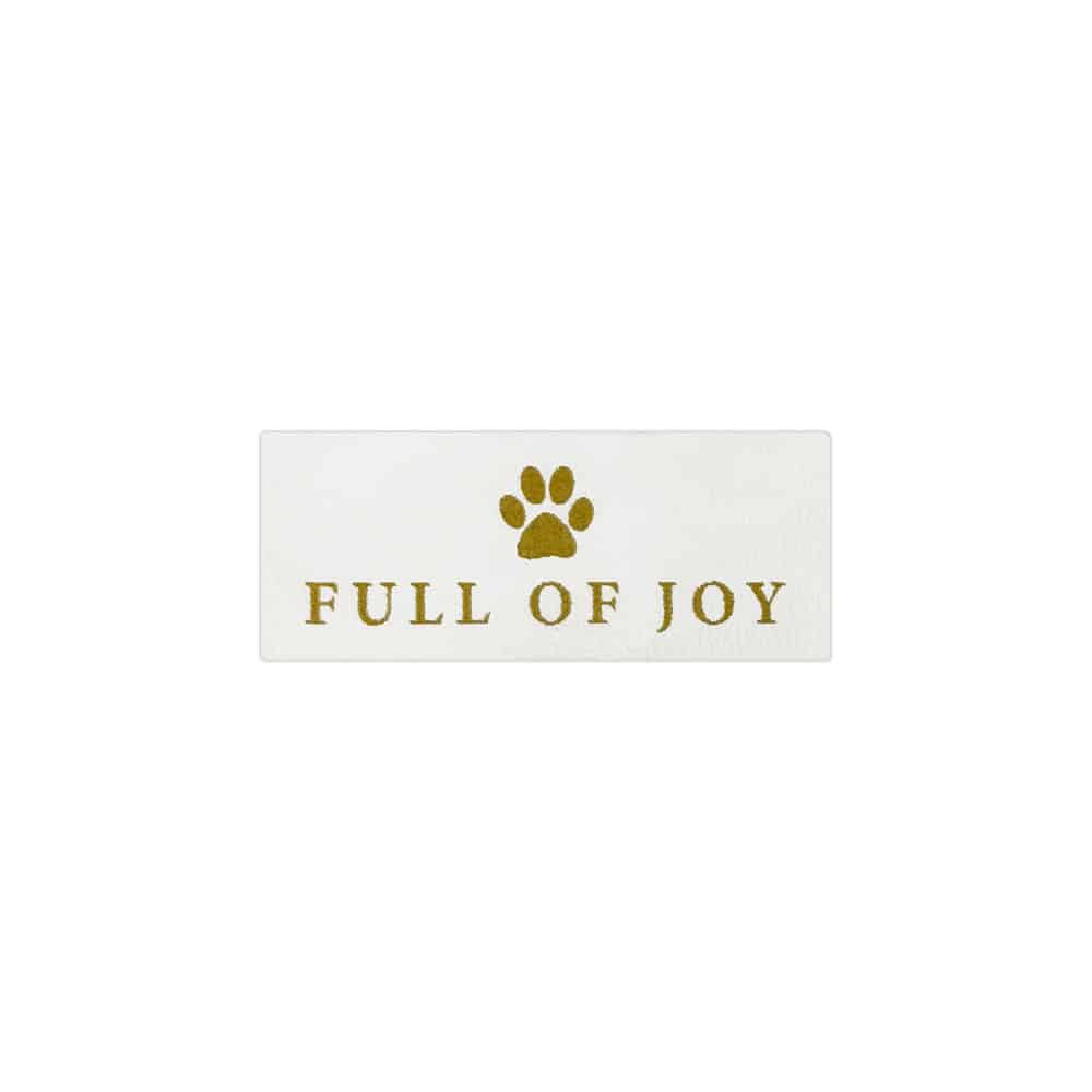 Label Full Of Joy 50 X 20 Mm Cremeweiss Label Full Of Joy 50 X 20 Mm Cremeweiss
