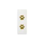 Label Loop Paw – 20 x 54 mm – Cremeweiß