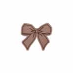 Label Schleife – 47 x 42 mm – Rosé Metallic