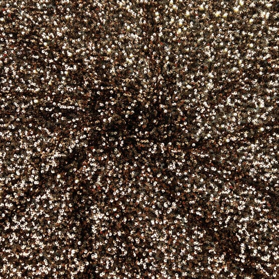 Mini Pailletten Mesh – Bronze