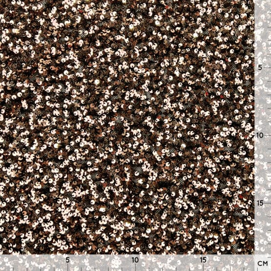 Mini Pailletten Mesh – Bronze