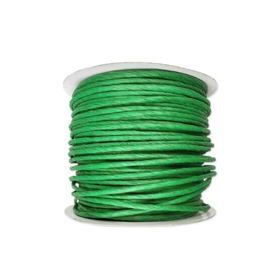 Papierkordel Draht 2mm Gruen 1