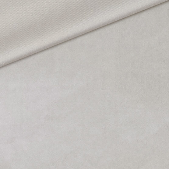 Samt Velour Dekostoff Warm Beige Grey