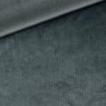 Samt Velour Dekostoff Sage Graphit 2