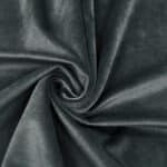 Samt Velour Dekostoff Sage Graphit 3
