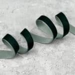 Samtband – 15 mm – Dunkelgrün