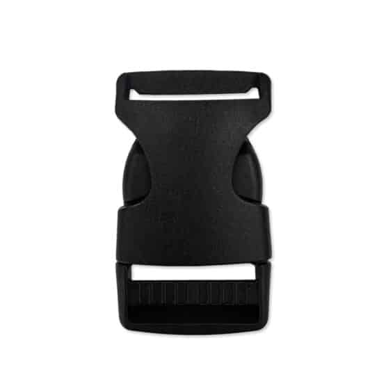 Steckschnalle Kunststoff Schwarz 25mm
