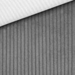 Velvet Breitcord Dunkles Grau