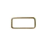 Vierkantring Metall – für Gurtband 38 mm – Shiny Gold