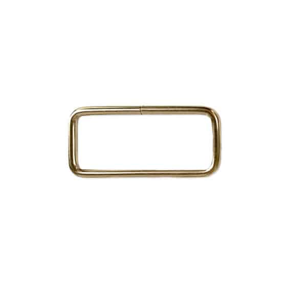 Vierkantring Metall Fuer Gurtband 38 Mm Gold 1