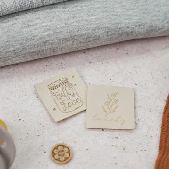 DIY Stoffmix - Knopf - Label