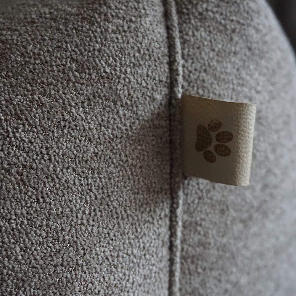 Diy Stoffe Inspiration 587q Hundekoerbchen Tierbett Tierkoerbchen Animal Katzenkoerbchen Velour Deko Dunkles Smoky Beige Label