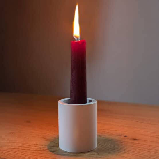 DIY Stoffe Inspiration - Gießen - Formen - Silikon - Kerzen Weiß - Beton