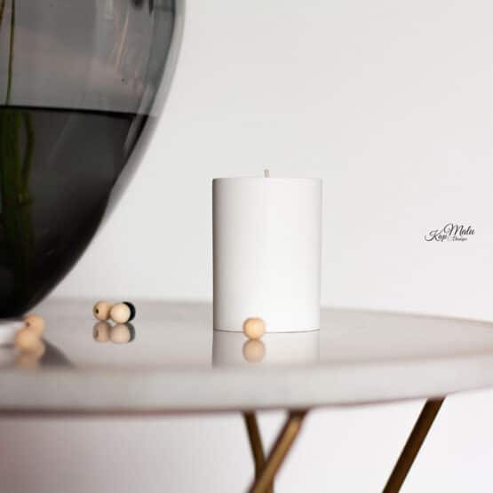 DIY Stoffe Inspiration - Gießen - Formen - Silikon - Kerzen Weiß - Holzperle