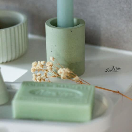 DIY Stoffe Inspiration - Gießen - Formen - Silikon - Kerzen Weiß - Schale