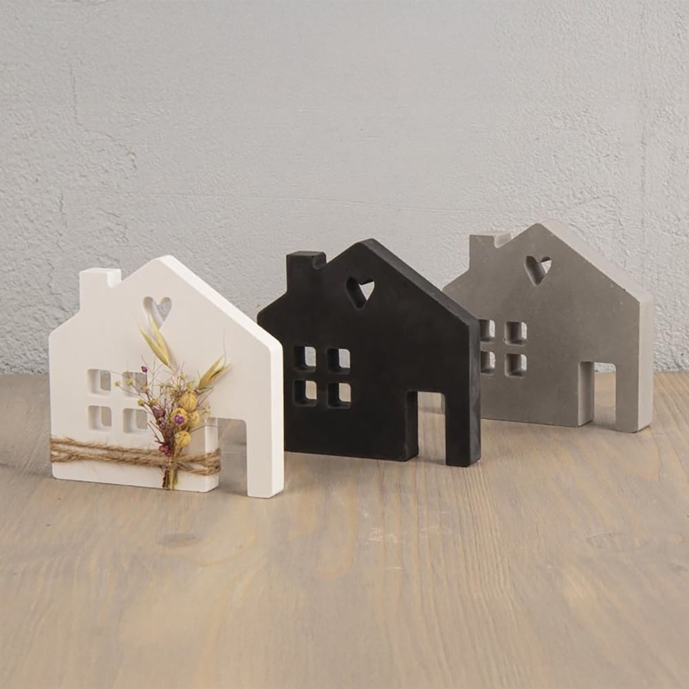 Diy Stoffe Inspiration 590c Giessen Formen Silikon Haus Haeuser Weiss Beton