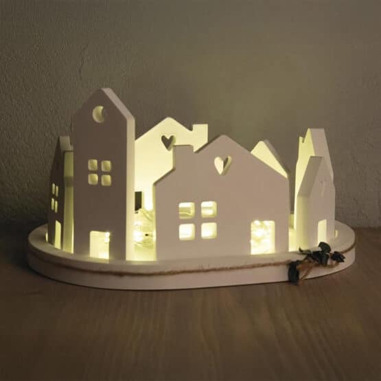 DIY Stoffe Inspiration - Gießen - Formen - Silikon - Häuser Weiß