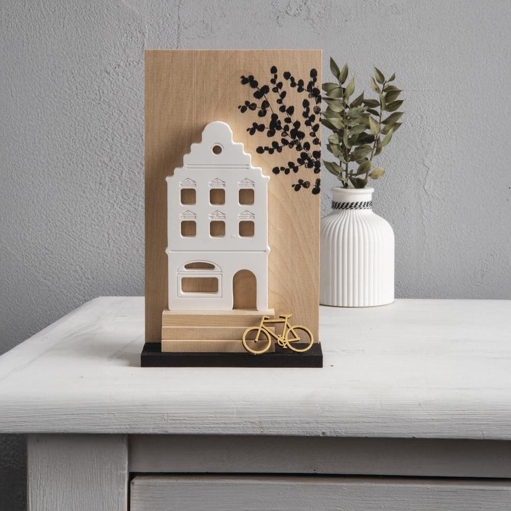 Diy Stoffe Inspiration 590n Giessen Formen Silikon Haus Haeuser Weiss Vase Holzkloetzchen Klotz