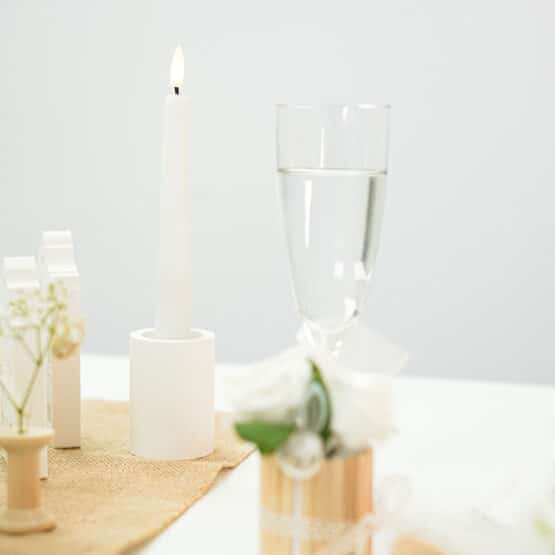 DIY Stoffe Inspiration - Gießen - Formen - Silikon - Weiß - Kerzenständer - Vase - Häuser - Basteln - Jute - Holzspule