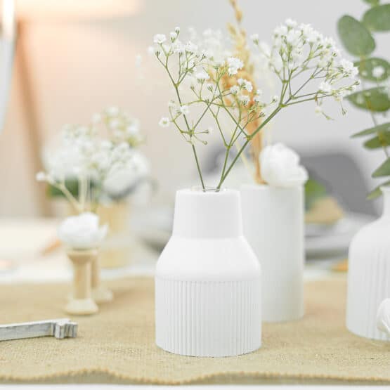 Diy Stoffe Inspiration 591m Giessen Formen Silikon Weiss Vase Jute Basteln Reagenzglas