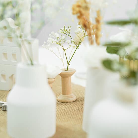 Diy Stoffe Inspiration 591r Giessen Formen Silikon Weiss Haeuser Jute Basteln Vase Holzspule