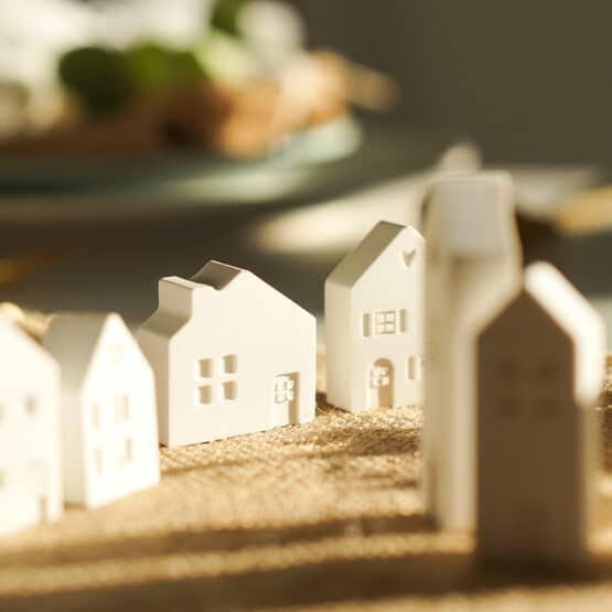 DIY Stoffe Inspiration - Gießen - Formen Silikon - Weiß - Häuser