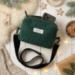 Kosmetiktasche Velvet Strukturiert Pinie Kik