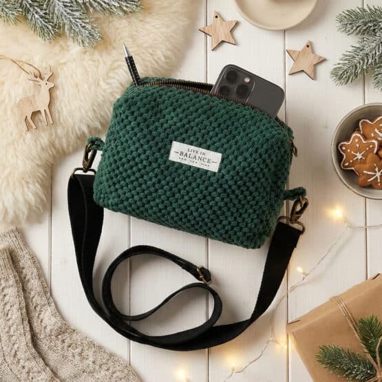 Kosmetiktasche Velvet Strukturiert Pinie Kik